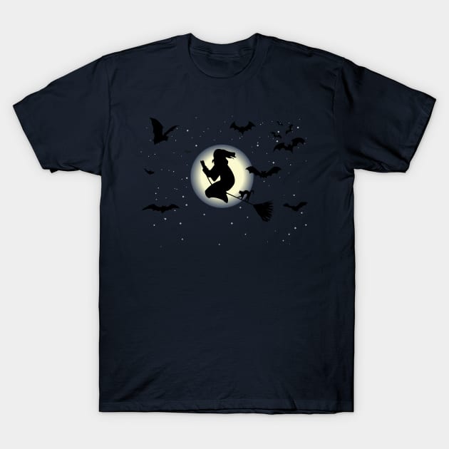 Witch T-Shirt by LineXpressions